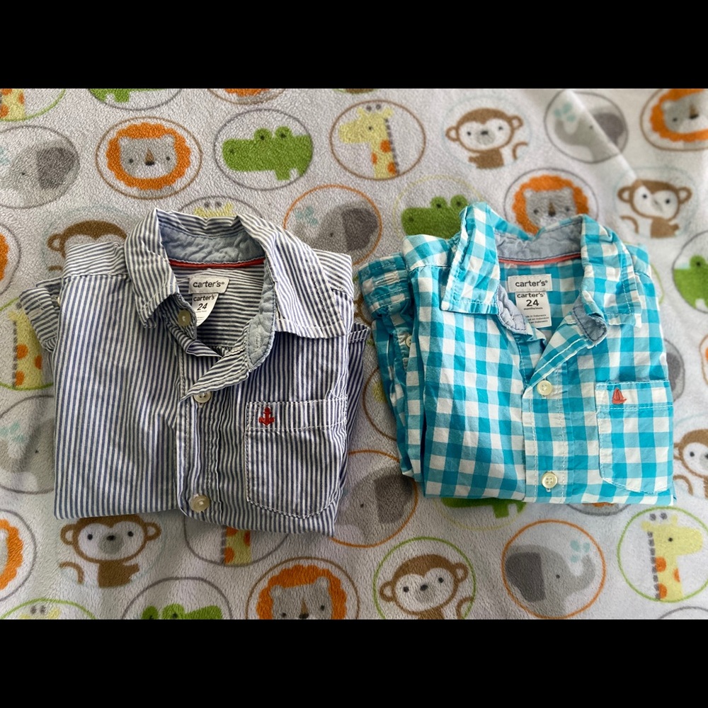 Carter’s button down shirts